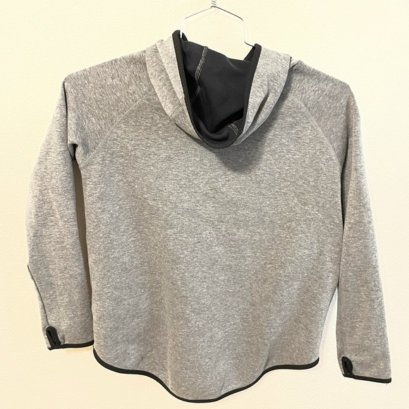 Nike Grey Zip Sweater/ Hoodie Size Small Women’s Crop - Picture 7 of 9